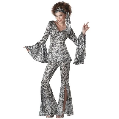 California Costumes Silver Disco Lady Adult Costume 5 California Costumes Silver Disco Lady Adult Costume - Image 5