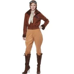 California Costumes Amelia Earhart/Aviator Adult Costume -Costume Outfit Store unnamed file 1195