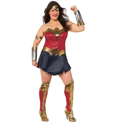 DC Comics JL Deluxe Woman Woman Plus Size Costume 2 DC Comics JL Deluxe Woman Woman Plus Size Costume - Image 2