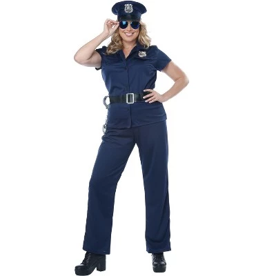 California Costumes Classic Police Woman Plus Size Costume 2 California Costumes Classic Police Woman Plus Size Costume - Image 2