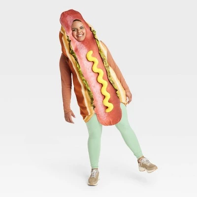 Hyde & EEK! Boutique Adult Hot Dog Halloween Costume One Size - Hyde & EEK! Boutique™ 1 Hyde & EEK! Boutique Adult Hot Dog Halloween Costume One Size - Hyde & EEK! Boutique™