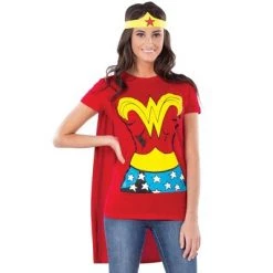 Rubie's Rubies Wonder Woman T-Shirt Adult Costume Kit -Costume Outfit Store unnamed file 1479