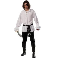 Rubie's Rubies Adult White Pirate Shirt -Costume Outfit Store unnamed file 1543