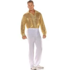 Underwraps Costumes Gold Sequin Shirt Adult Costume 6 Underwraps Costumes Gold Sequin Shirt Adult Costume -Costume Outfit Store unnamed file 1554