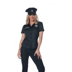 Underwraps Costumes Police Adult Costume Fitted Shirt -Costume Outfit Store unnamed file 1684