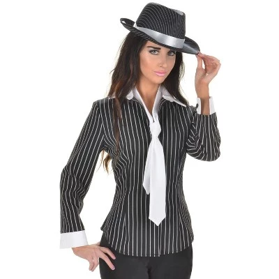 Underwraps Costumes Gangster Fitted Shirt Adult Costume 6 Underwraps Costumes Gangster Fitted Shirt Adult Costume - Image 6