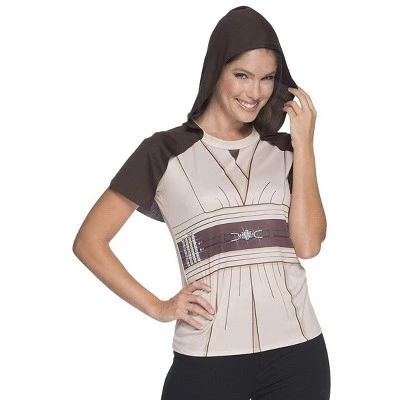 Rubie's Star Wars Jedi Knight Women's Rhinestone Costume Shirt 2 Rubie's Star Wars Jedi Knight Women's Rhinestone Costume Shirt - Image 2
