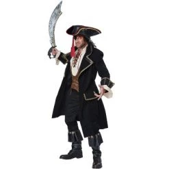 California Costumes Deluxe Pirate Captain Adult Costume 6 California Costumes Deluxe Pirate Captain Adult Costume -Costume Outfit Store unnamed file 1770