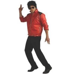 Michael Jackson Michael Jackson Deluxe Red Zipper Jacket Adult Costume -Costume Outfit Store unnamed file 1933