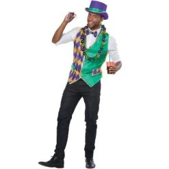 California Costumes Mardi Gras Man Adult Costume Kit -Costume Outfit Store unnamed file 1979