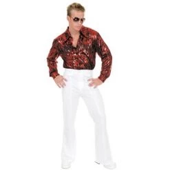 Charades Costumes Charades Flame Hologram Disco Shirt-Plu Costume -Costume Outfit Store unnamed file 2011