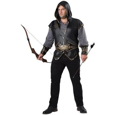 InCharacter Costumes InCharacter Hooded Huntsman Plus Size Costume 2 InCharacter Costumes InCharacter Hooded Huntsman Plus Size Costume - Image 2