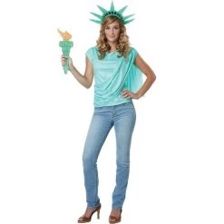 California Costumes Miss Lady Liberty Adult Costume Kit -Costume Outfit Store unnamed file 2096