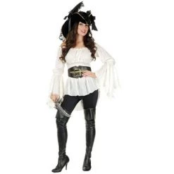 Charades Costumes Charades Women's Pirate Lady Blouse Costume -Costume Outfit Store unnamed file 2180