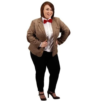 Elope Doctor Who 11th Dr Women's Costume 1 Plus Size Jacket 2 Elope Doctor Who 11th Dr Women's Costume 1 Plus Size Jacket - Image 2