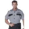 Underwraps Prison Guard Shirt Plus Size Costume, 2X-Large