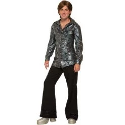 Forum Novelties Boogie Down Disco Shirt Adult Costume