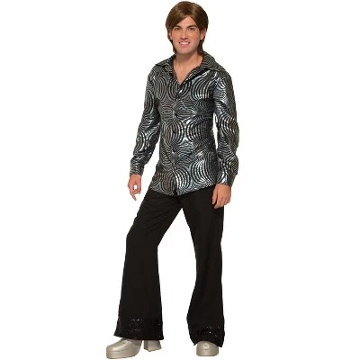 Forum Novelties Boogie Down Disco Shirt Adult Costume 2 Forum Novelties Boogie Down Disco Shirt Adult Costume - Image 2