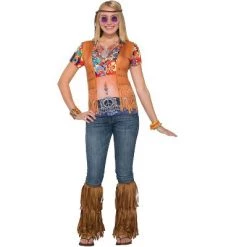 Forum Novelties Hippie Gal Shirt Adult Costume -Costume Outfit Store unnamed file 2292
