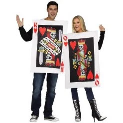 Fun World King & Queen of Hearts Adult Couples Costume -Costume Outfit Store unnamed file 2451