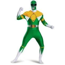 Power Rangers Mighty Morphin Green Ranger Bodysuit Tween/Adult Costume -Costume Outfit Store unnamed file 2503