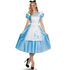 Alice in Wonderland Classic Alice Deluxe Adult Costume -Costume Outfit Store unnamed file 2569
