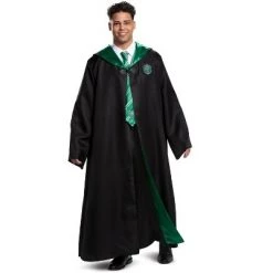 Harry Potter Slytherin Robe Deluxe Tween/Adult Costume -Costume Outfit Store unnamed file 2574