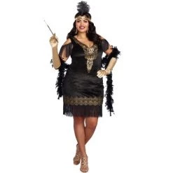 Dreamgirl Swanky Flapper Plus Size Costume 6 Dreamgirl Swanky Flapper Plus Size Costume -Costume Outfit Store unnamed file 2636