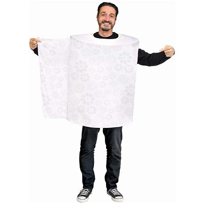 Fun World Toilet Paper Adult Costume 2 Fun World Toilet Paper Adult Costume - Image 2