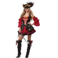 California Costumes Red Hot Pirate Adult Costume 13 California Costumes Red Hot Pirate Adult Costume -Costume Outfit Store unnamed file 2676