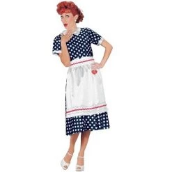 I Love Lucy I Love Lucy Polka Dot Dress Adult Costume -Costume Outfit Store unnamed file 2754