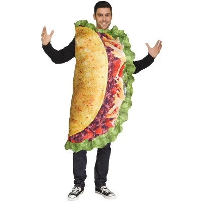 Fun World Funny Taco Adult Costume 2 Fun World Funny Taco Adult Costume - Image 2