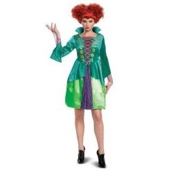 Adult Disney Hocus Pocus Winifred Sanderson Halloween Costume Dress -Costume Outfit Store unnamed file 2848