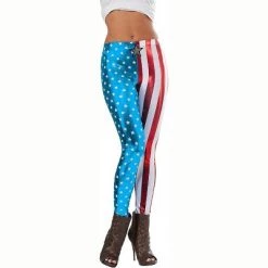 Rubie's Rubies American Dream Women's Halloween Leggings - Large/ Extra Large