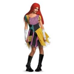 Adult Disney The Nightmare Before Christmas Sally Deluxe Halloween Costume Dress -Costume Outfit Store unnamed file 2904