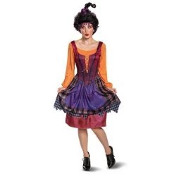 Adult Disney Hocus Pocus Mary Sanderson Halloween Costume Dress -Costume Outfit Store unnamed file 2912