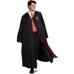 Harry Potter Gryffindor Robe Deluxe Tween/Adult Costume -Costume Outfit Store unnamed file 2954