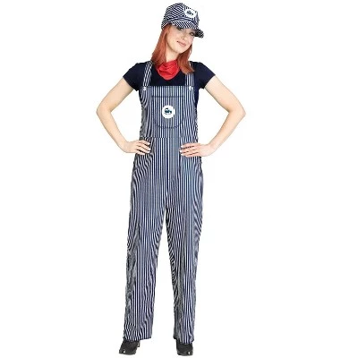 Fun World Train Engineer Adult Costume 2 Fun World Train Engineer Adult Costume - Image 2