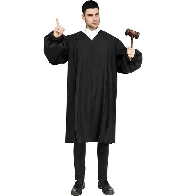 Fun World Judge Robe Adult Costume 2 Fun World Judge Robe Adult Costume - Image 2