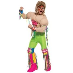 Rubie's Rubies WWE Ultimate Warrior Adult Grand Heritage Costume -Costume Outfit Store unnamed file 314