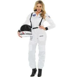 Underwraps Costumes Female Astronaut Adult Costume (White) 8 Underwraps Costumes Female Astronaut Adult Costume (White) -Costume Outfit Store unnamed file 3249