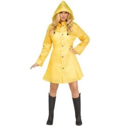 Fun World Yellow Raincoat Adult Costume 9 Fun World Yellow Raincoat Adult Costume -Costume Outfit Store unnamed file 3310