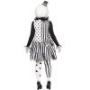 Fun World Killer Clown Lady Plus Size Costume, 1X