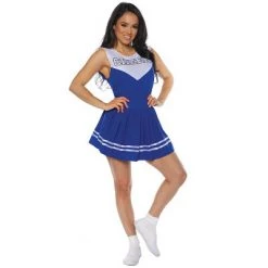 Underwraps Costumes Cheer Adult Costume (Blue) -Costume Outfit Store unnamed file 340
