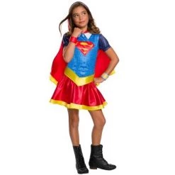 Rubie's Rubies Dc Super Hero Girls Supergirl Hoodie Dress -Costume Outfit Store unnamed file 3406