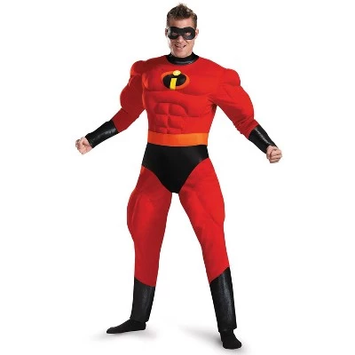 The Incredibles Mr. Incredible Deluxe Muscle Adult Costume 1 The Incredibles Mr. Incredible Deluxe Muscle Adult Costume