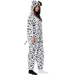 California Costumes Dalmatian Fleece Jumpsuit Adult Costume