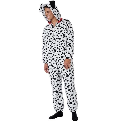 California Costumes Dalmatian Fleece Jumpsuit Adult Costume 4 California Costumes Dalmatian Fleece Jumpsuit Adult Costume - Image 4