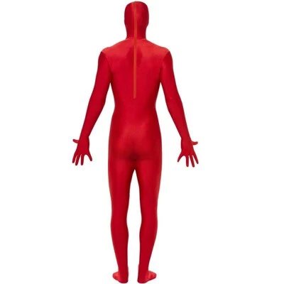 Smiffy's Smiffy Second Skin Suit Adult Costume (Red) 1 Smiffy's Smiffy Second Skin Suit Adult Costume (Red)