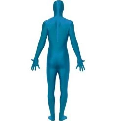 Smiffy's Smiffy Second Skin Suit Adult Costume (Blue)
